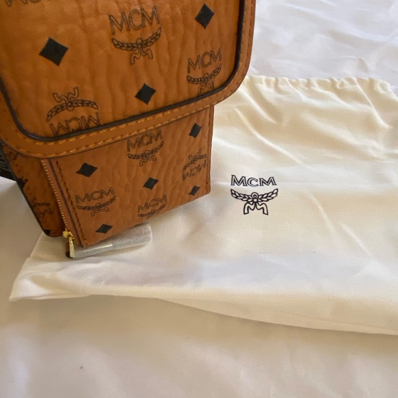 MCM Visetos Original Smartphone Crossbody Case - Picture 9 of 15